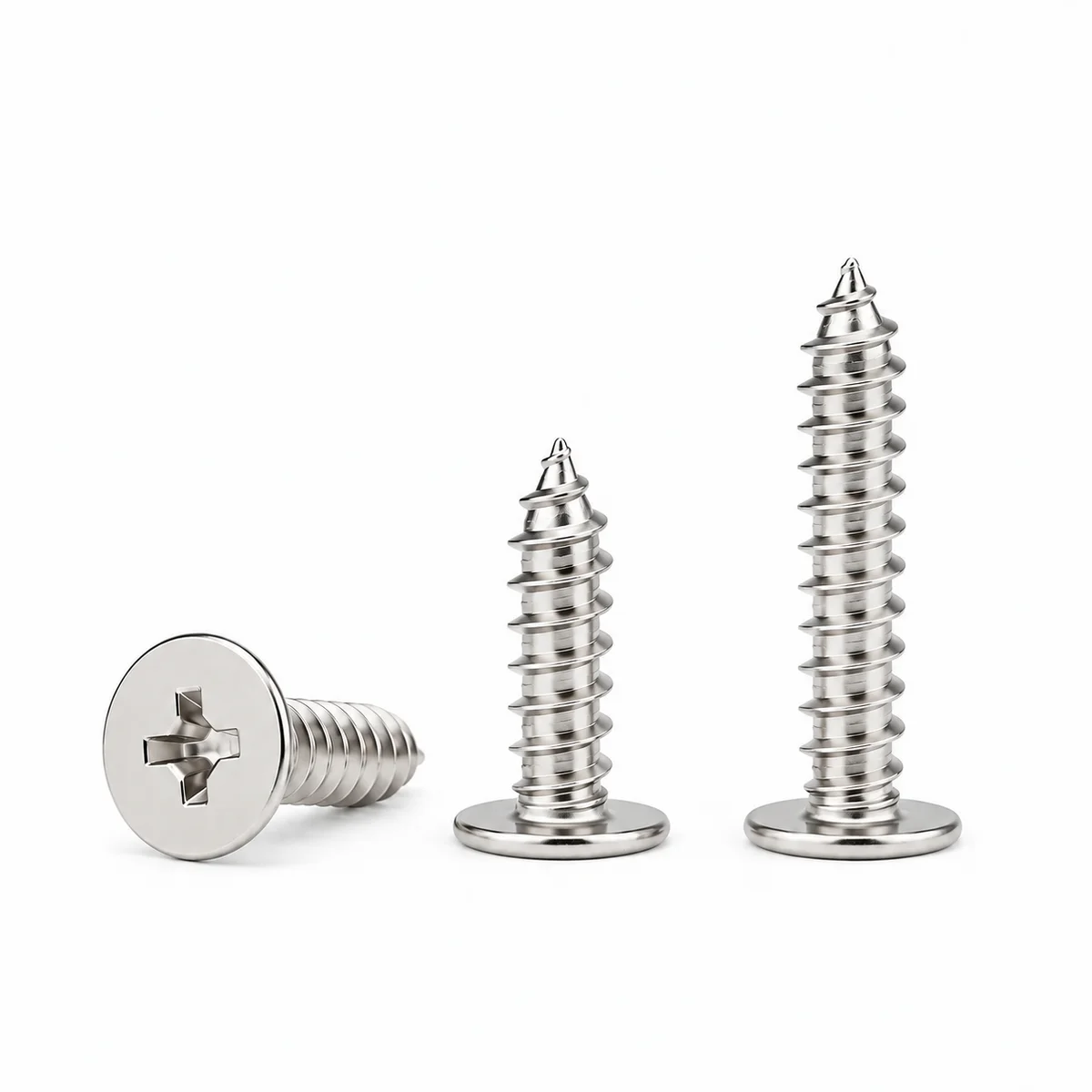 Thin Head Screws (CA Series) — Nickel Plated — product photo