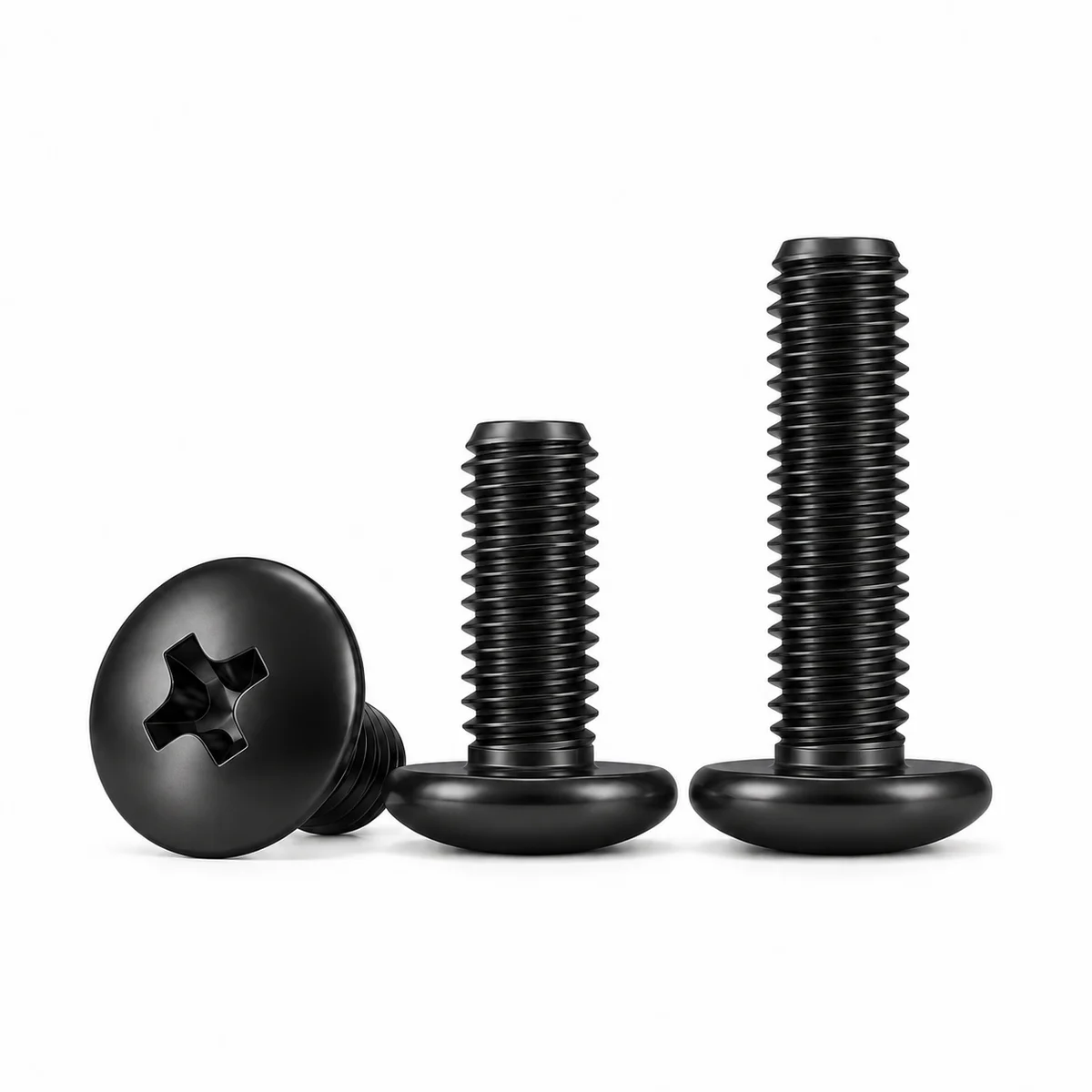 Wafer Head Machine Screws (TM Series) — Black Oxide — product photo