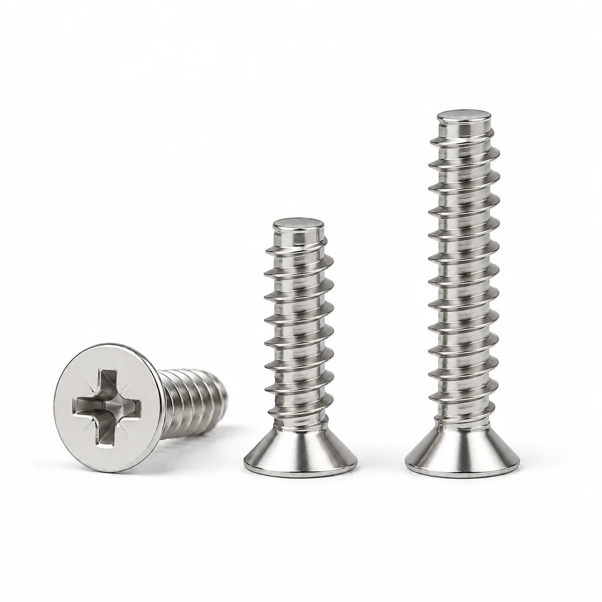 304 Stainless Countersunk Self-Tapping Screws (KB Series) — product photo