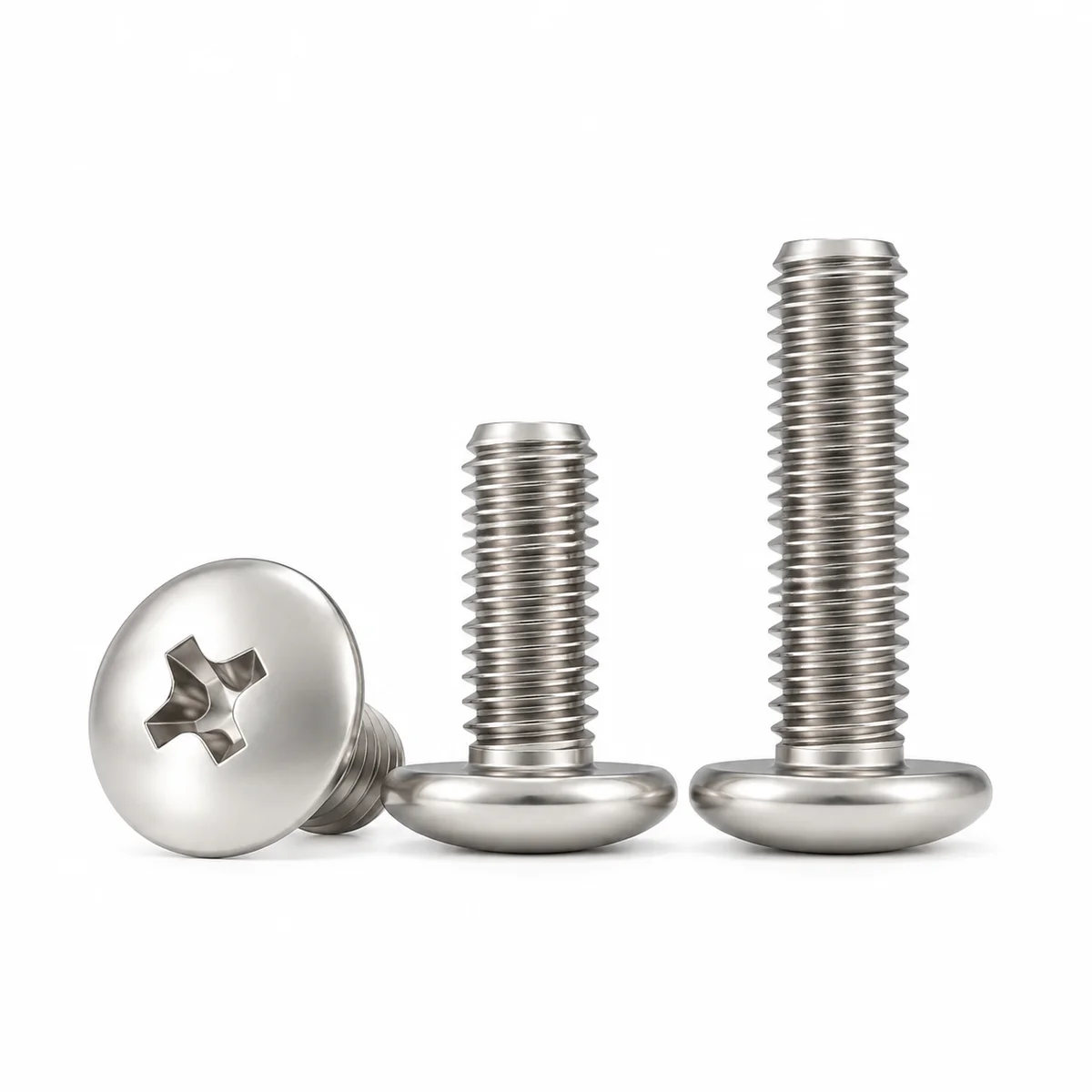 304 Stainless Wafer Head Machine Screws (TM Series) — product photo